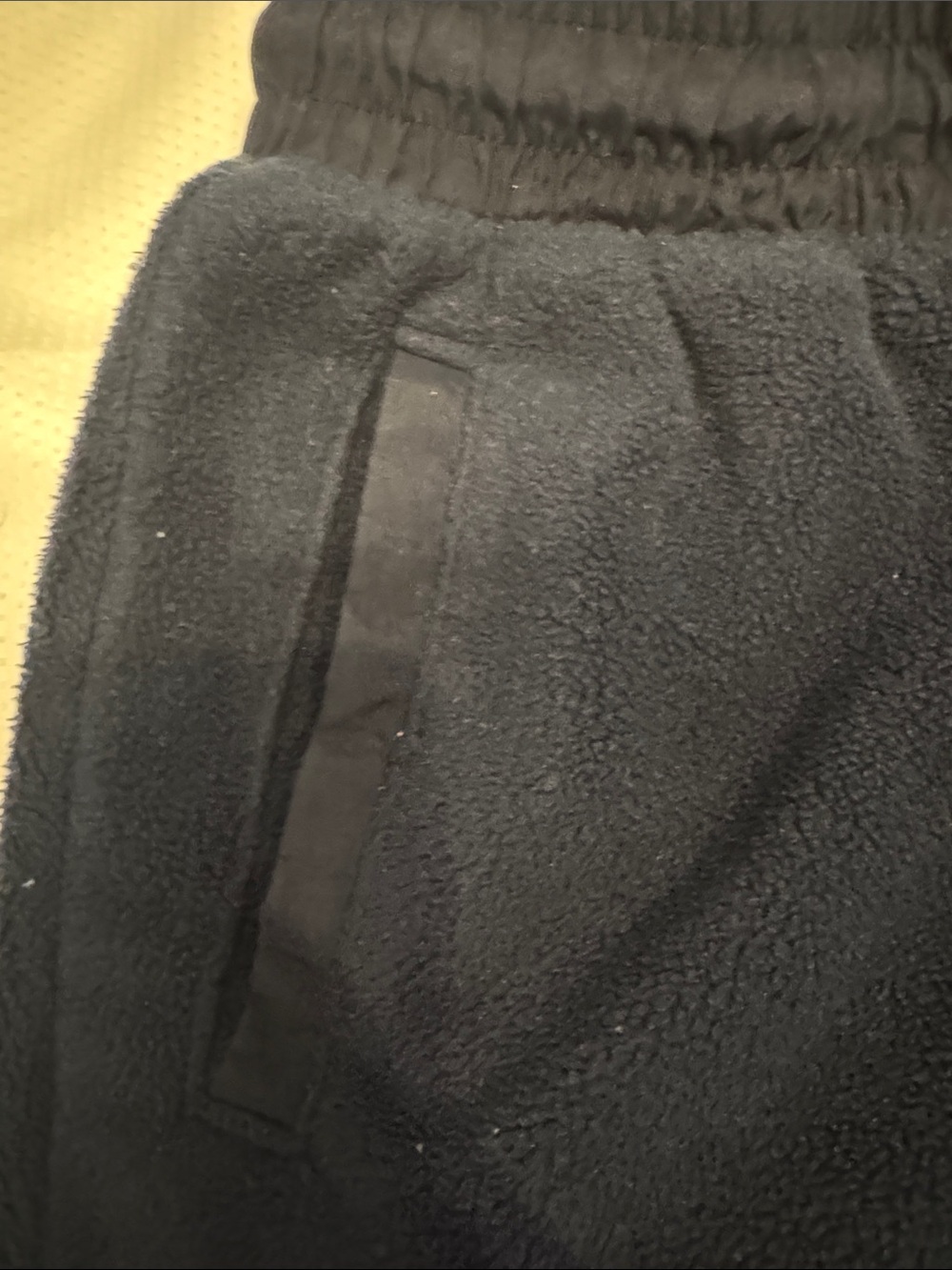 Navy Fleece Utility Pants/Jogger Pants with Orange Drawstring - Picture 6 of 12